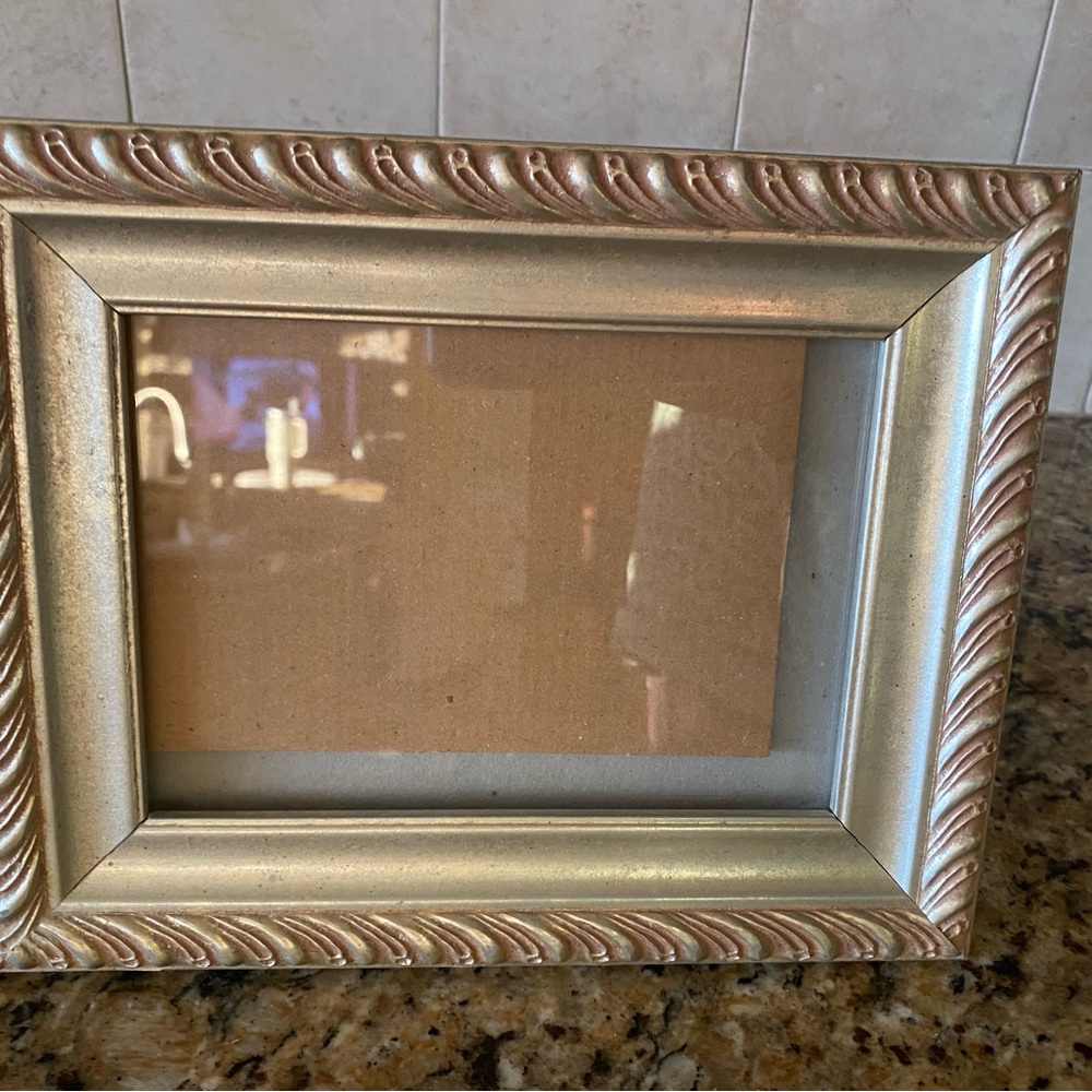 Gold picture frame